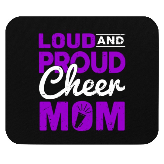 Loud & Proud Cheer Mom Cheerleading Mother's Day Mouse Pads