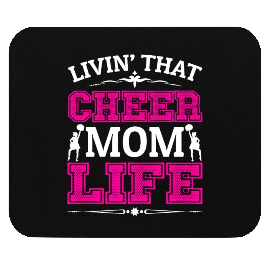 Living Cheer Mom Life Cheerleading Mother's Day Mouse Pads