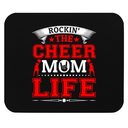 Rockin Cheer Mom Life Cheerleading Mother's Day Mouse Pads