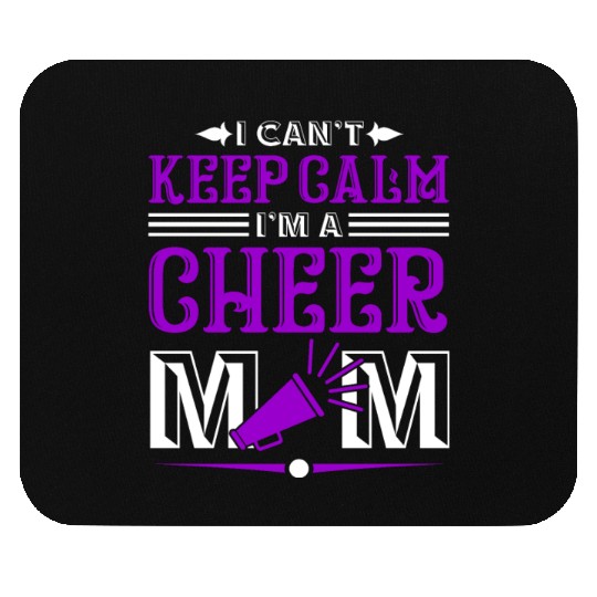 Keep Calm Cheer Mom Cheerleading Mother's Day Mouse Pads