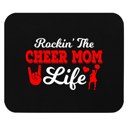 Rockin Cheer Mom Life Cheerleading Mother's Day Mouse Pads