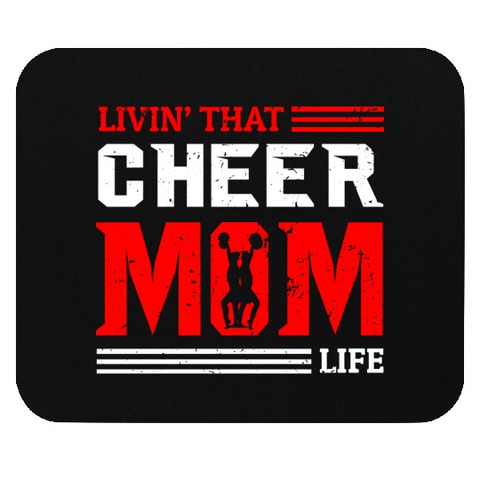 Living Cheer Mom Life Cheerleading Mother's Day Mouse Pads