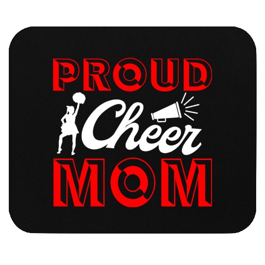 Proud Cheer Mom Cheerleading Mommy Mother's Day Mouse Pads