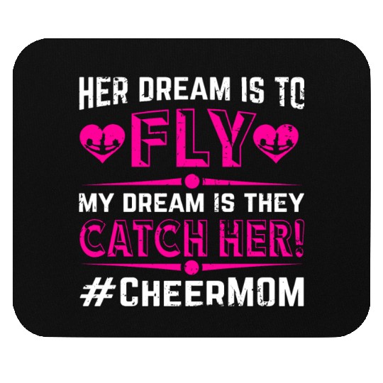 Dream Cheer Mom Cheerleading Mommy Mother's Day Mouse Pads