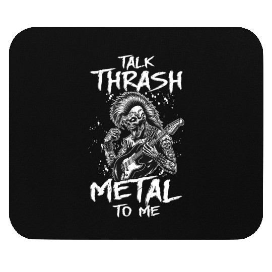 Metalhead Art for Trash Metal Fan Mouse Pads