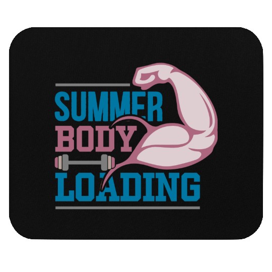 Summer body loading Mouse Pads
