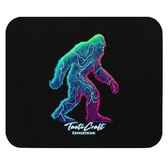Sasquatch topo lines Mouse Pads