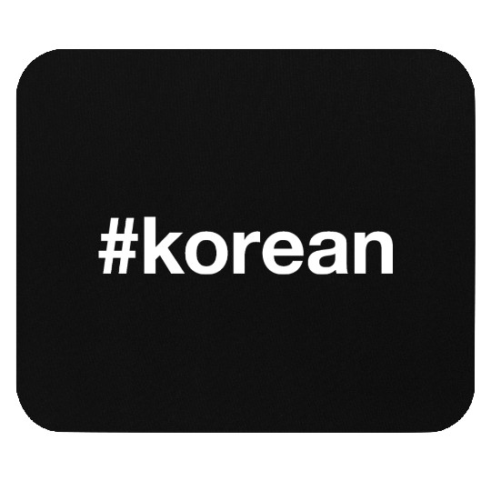 KOREAN Korea Hashtag Mouse Pads