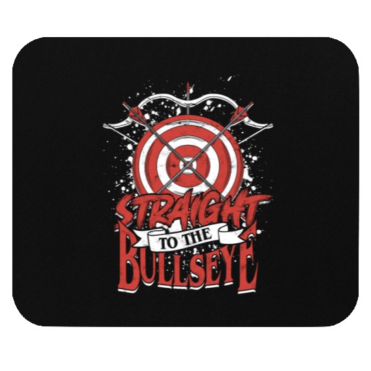 Archery Archer Straight to the bullseye Mouse Pads