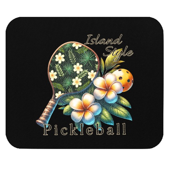 Plumeria Flower Pickleball Mouse Pads