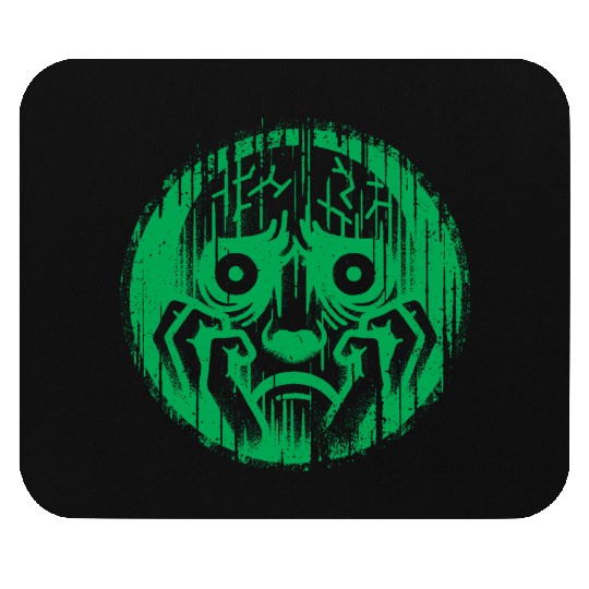 Green Anxiety Portrait Mouse Pads
