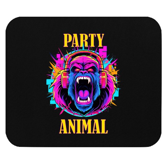 Party Animal Gorilla Style - Mouse Pads Design