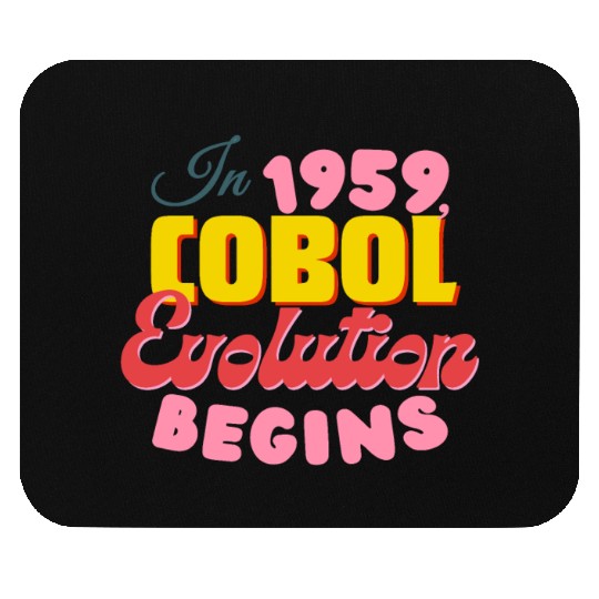 Cobol Programming Language Evolution 1959 Mouse Pads