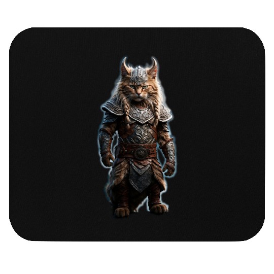Viking cat Valhalla calling me Mouse Pads