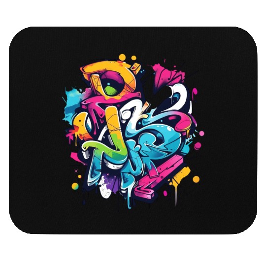 cool winter graffiti Mouse Pads