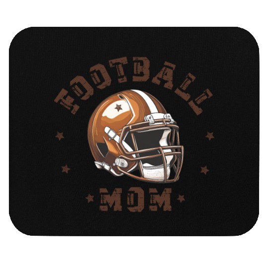 Football Mom Mama Coquette Bow Funn Game Day Mouse Pads