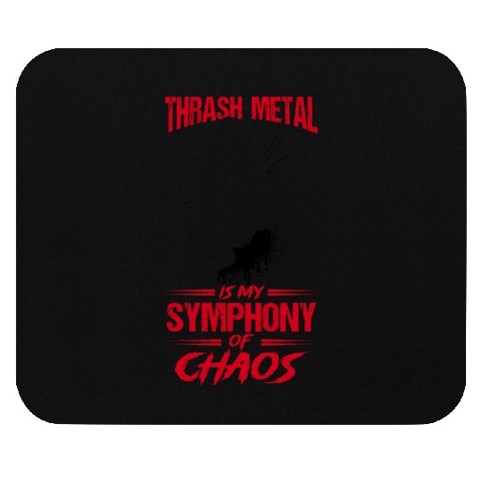 Metalhead Art for Trash Metal Fan Mouse Pads
