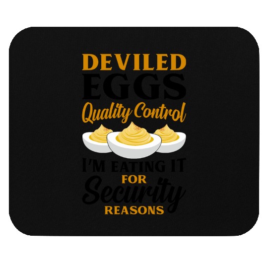 Funny Deviled Eggs Designs For Deviled Egg Lover Mouse Pads