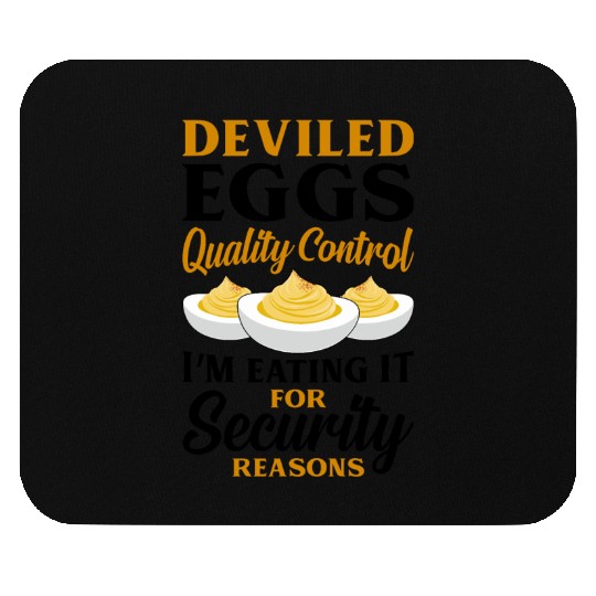 Funny Deviled Eggs Designs For Deviled Egg Lover Mouse Pads