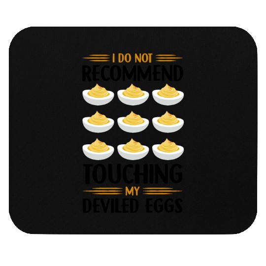 Funny Deviled Eggs Designs For Deviled Egg Lover Mouse Pads