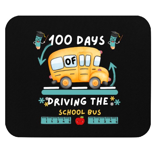 Little Boys' Big Yellow School Bus Mouse Pads