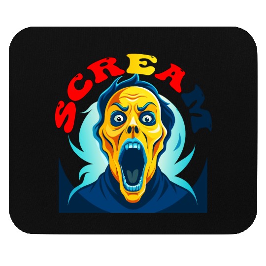 Scream Vintage Halloween Mouse Pads