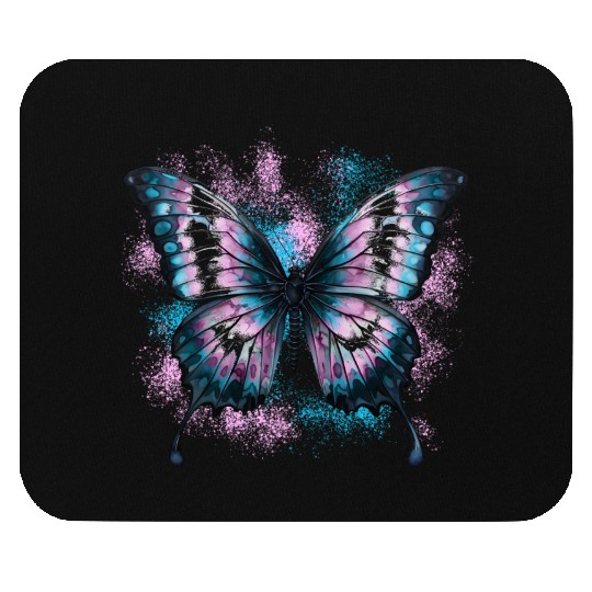 Colorful Butterfly Drawing Art Lover Design Mouse Pads