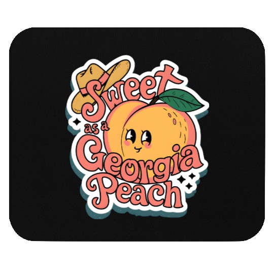 Sweet as a Georgia Peach Sticker.t-shits Mouse Pads