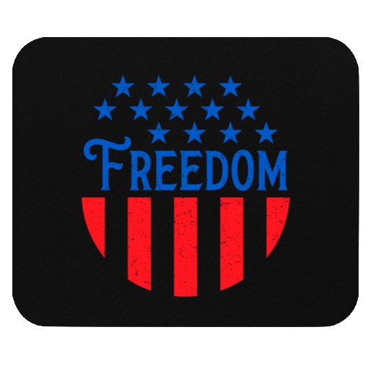 Patriotic Freedom Stars and Stripes Mouse Pads