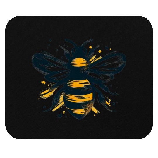 Honey Bee Insect Art 1 Mouse Pads