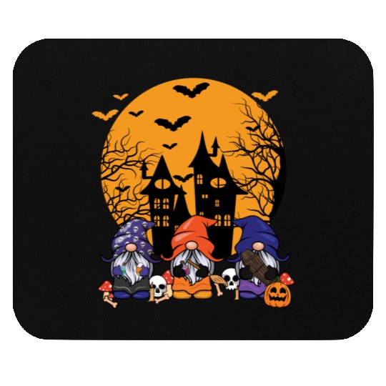 Halloween Three Gnomes Cute Creepy Halloween Mouse Pads