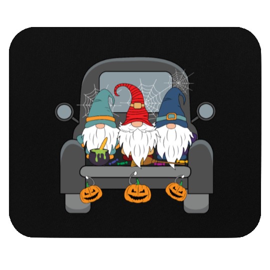 Halloween Gnomes Pumpkin Cute Creepy Halloween Mouse Pads