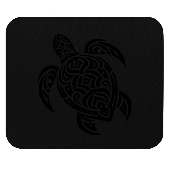Cute Turtle T Tattoo Style Mouse Pads