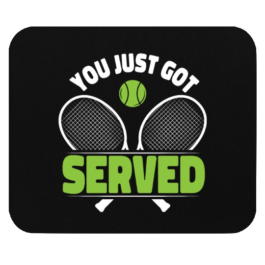 Funny Tennis Player Racket Friends Mouse Pads