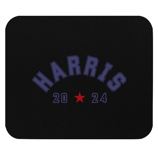 Kamala Harris 2024 Athletic Typography Mouse Pads
