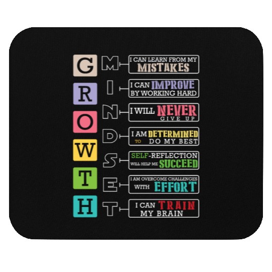 Growth Mindset Positive School Classroom Teacher Mouse Pads