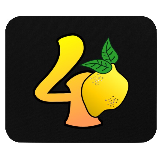 40th Birthday Lemon Mouse Pads