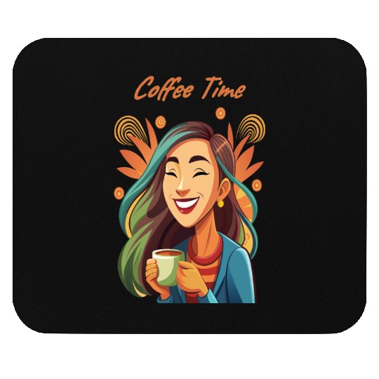 Coffee Time Bliss Mouse Pads