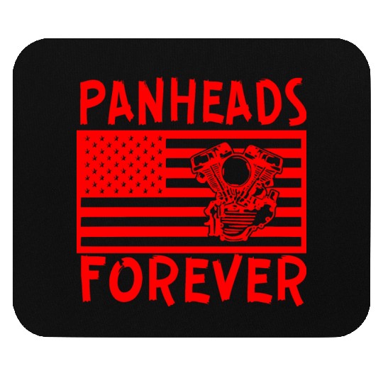 Panheads Forever LIKE US ON FACEBOOK Mouse Pads