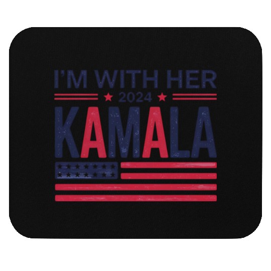Kamala Harris Support I'm With Her Vote Kamala Har Mouse Pads