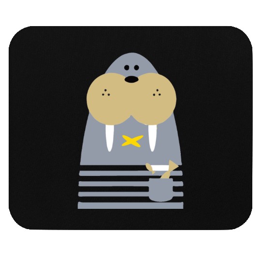 animal head abstract Mouse Pads