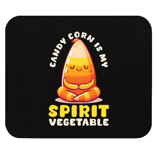 Candy Corn Candy Corn Is My Spirit Vegetable Mouse Pads
