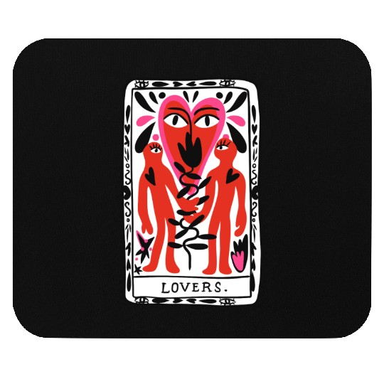 Lovers Card Mouse Pads