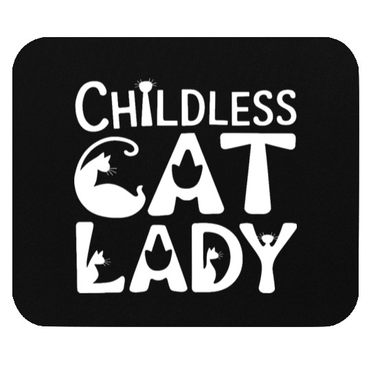 Childless Cat lady Kamala Harris Mouse Pads