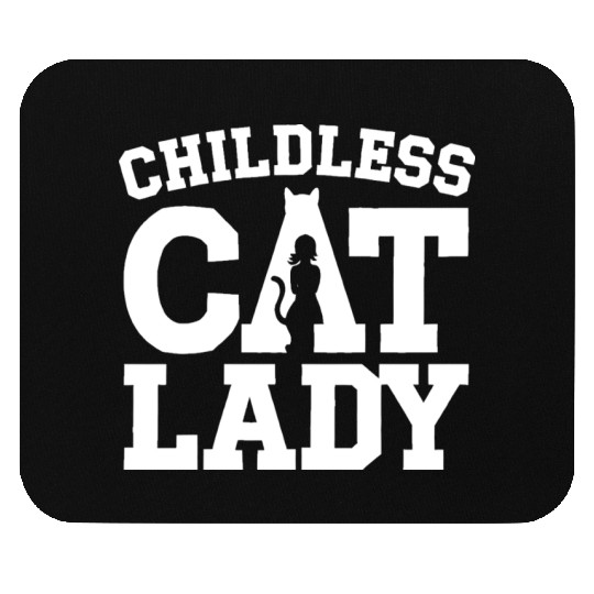 Childless Cat lady Kamala Harris Mouse Pads