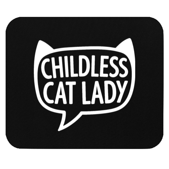 Childless Cat lady Kamala Harris Mouse Pads