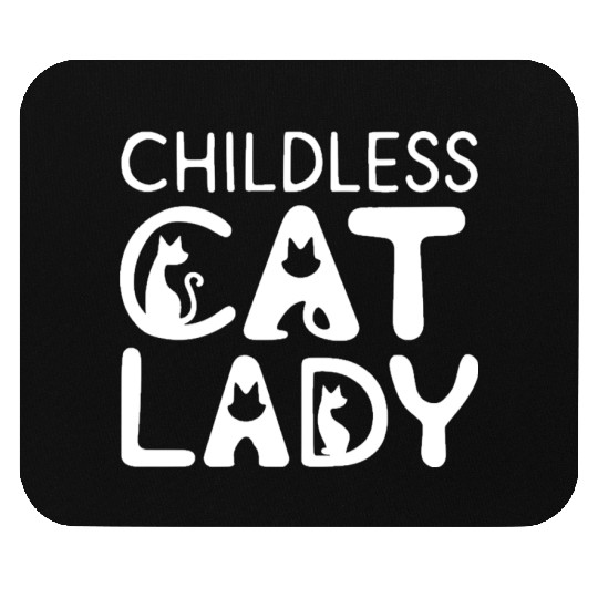 Childless Cat lady Kamala Harris Mouse Pads