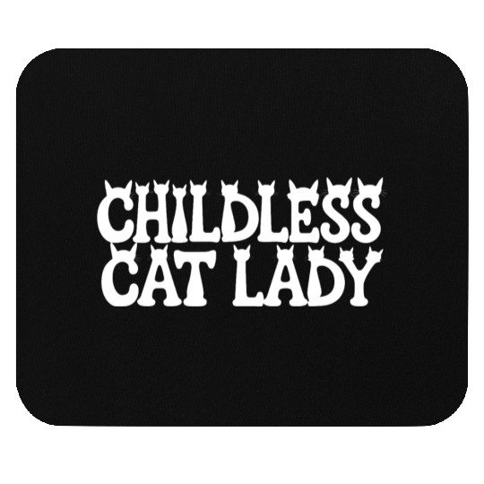 Childless Cat lady Kamala Harris Mouse Pads