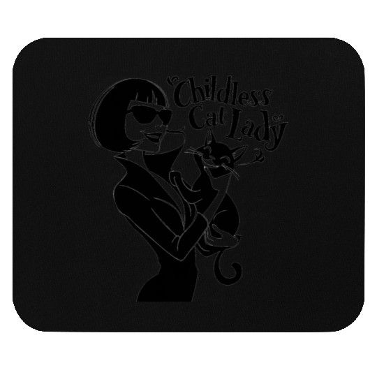 Childless Cat lady Kamala Harris Mouse Pads