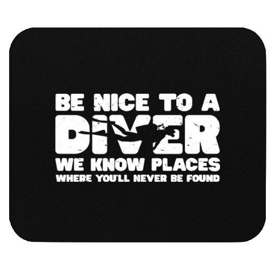Scuba Diving Diver Mouse Pads